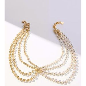 NWT beaded collar necklace